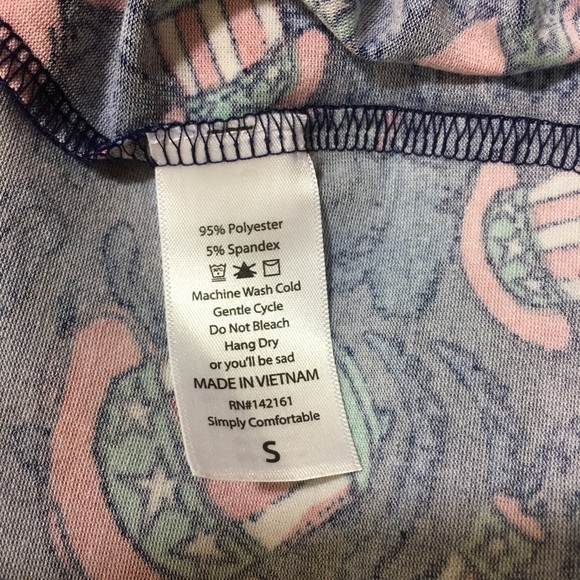 Lularoe Patriotic Print Top Fireworks Uncle Sam - Picture 7 of 8